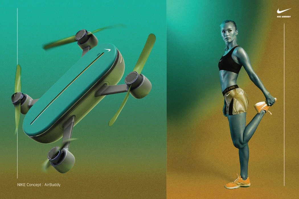 AirBuddy，nike，UAV，Modular design，removable，