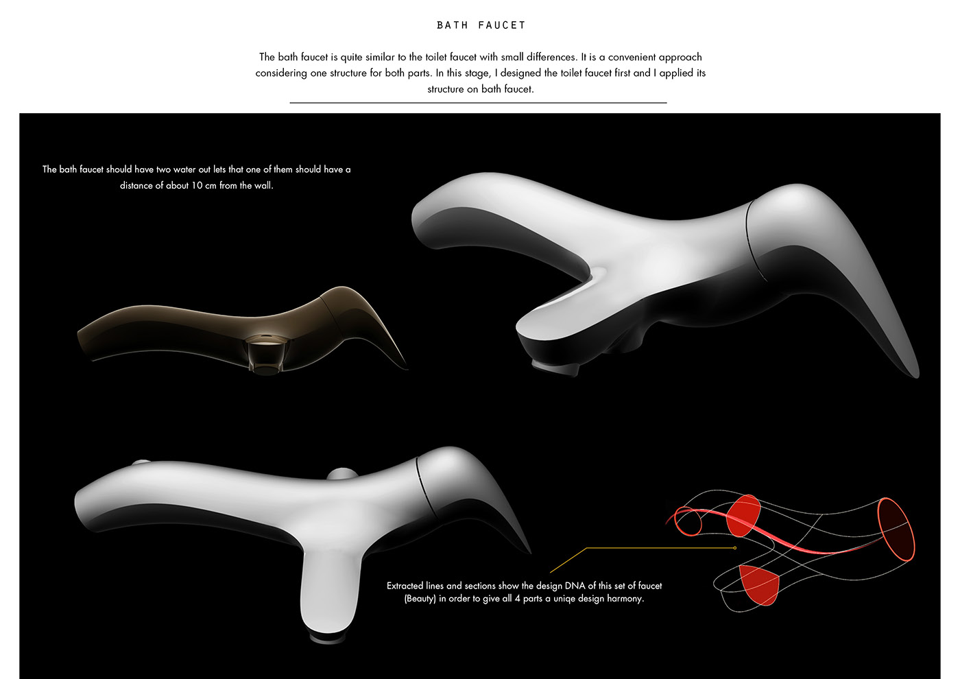 water tap，modelling，Aesthetic feeling，