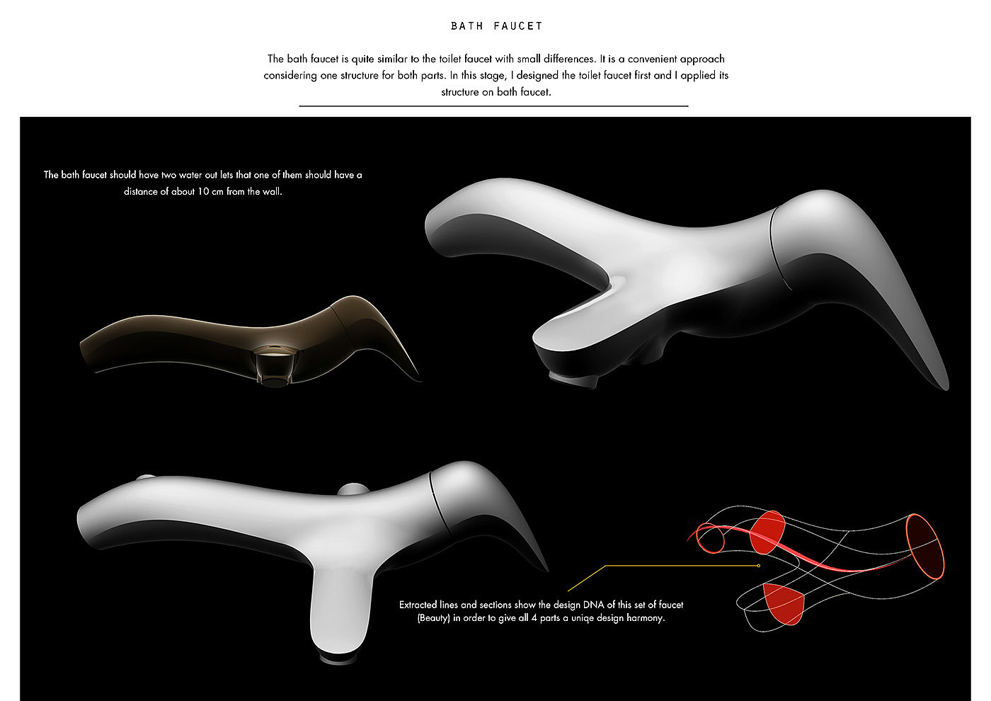 water tap，modelling，Aesthetic feeling，