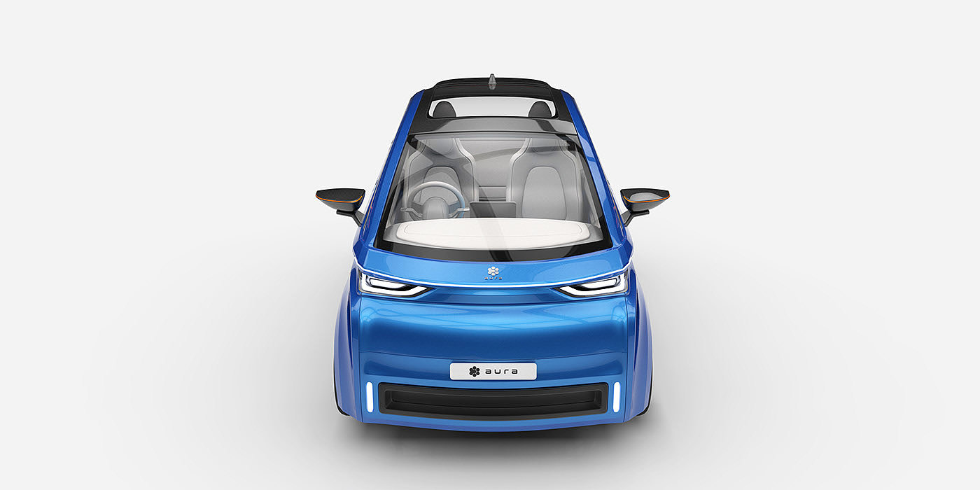 electric vehicle，IC engine，AURA Car，Large space，