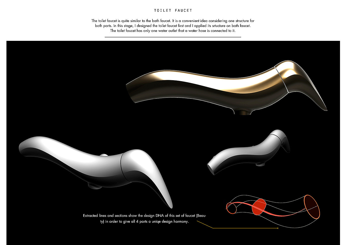 water tap，modelling，Aesthetic feeling，
