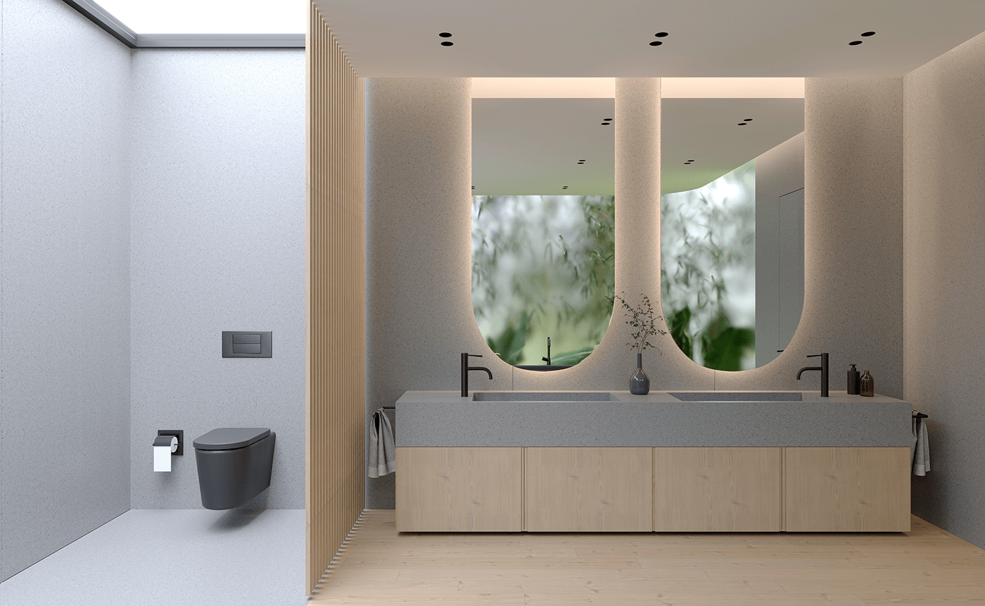 Shower Room，wood，Granite，comfortable，