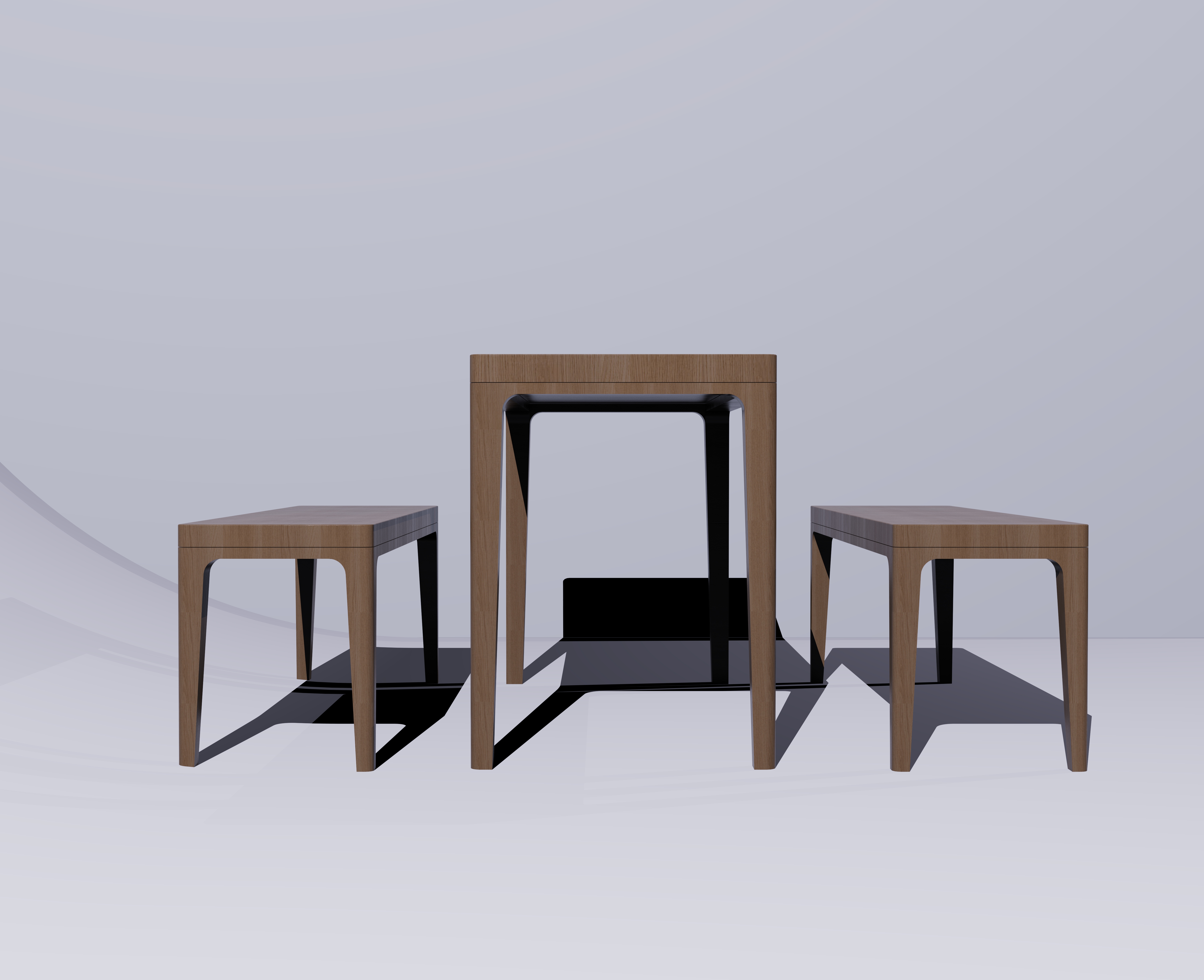 Table and stool，
