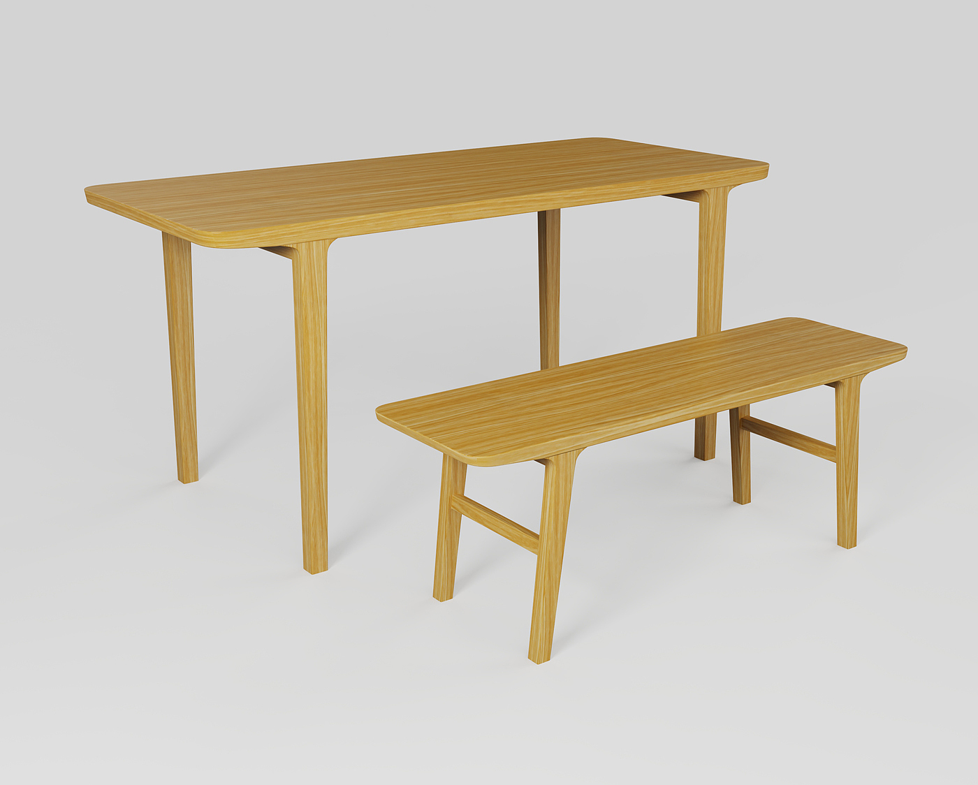 Table and stool，