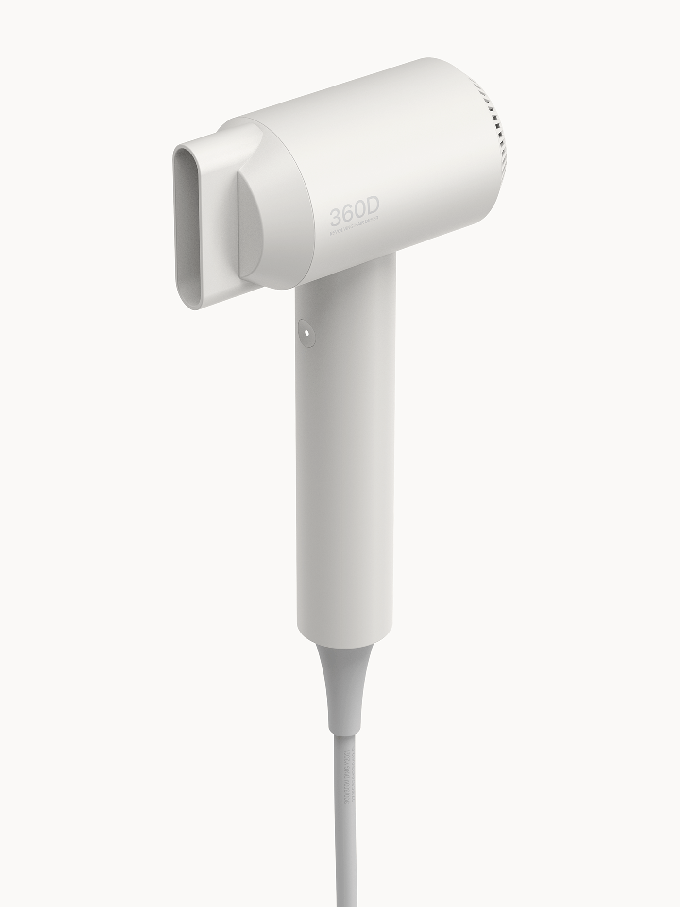 hair drier，white，Woojin Yang，360 rotation，fully automatic，360° Dryer，