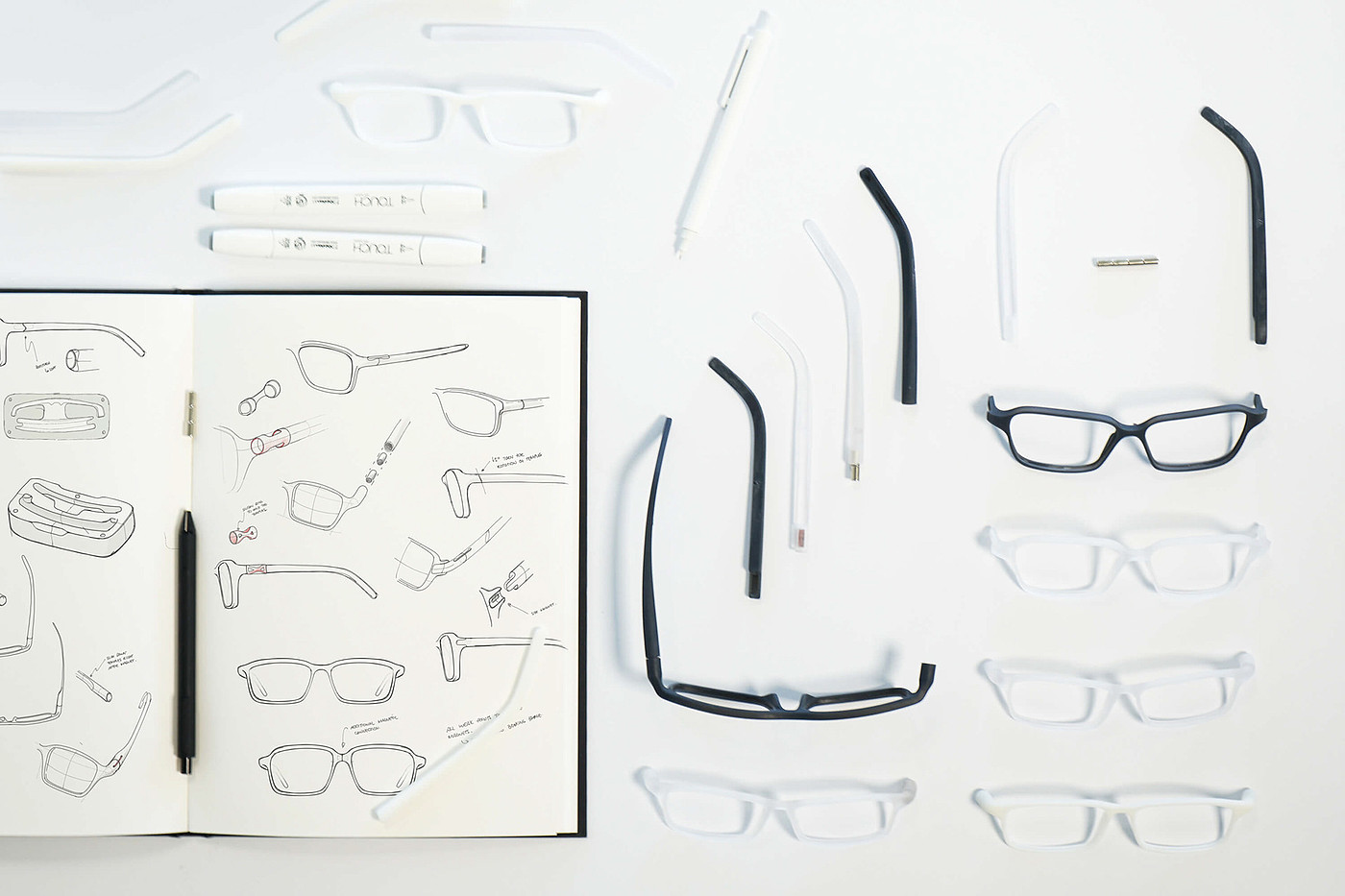 Marc Sapetti，Mirror frame，Magnetic glasses，MagLeg，Innovation separation，