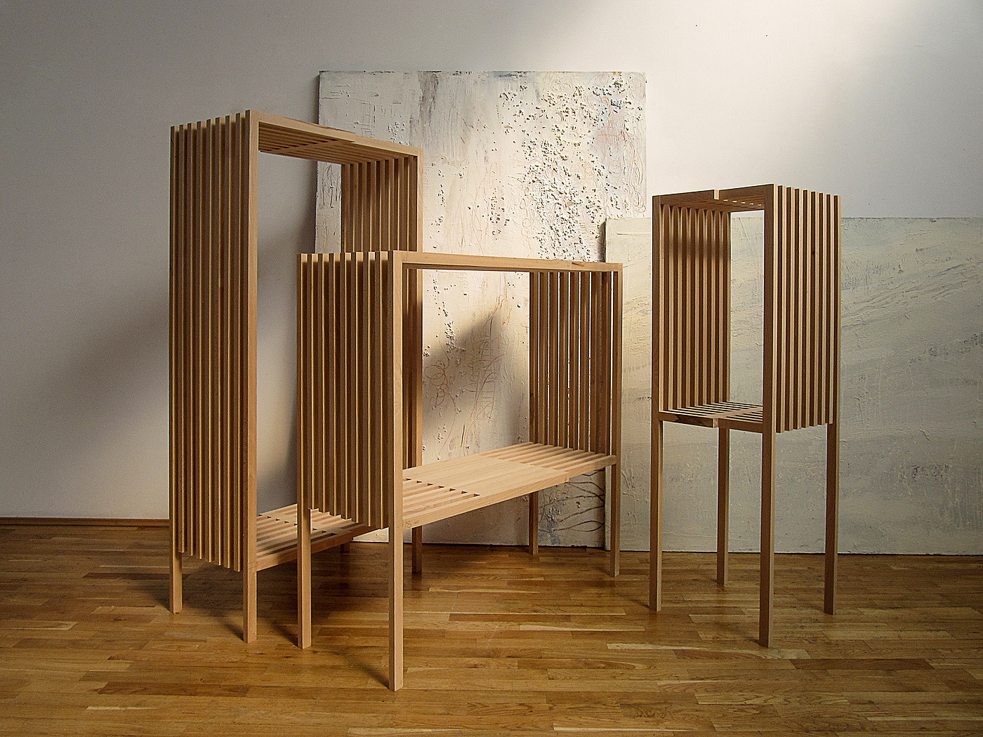 Emilia Synowiecki，家具，木料，简洁，