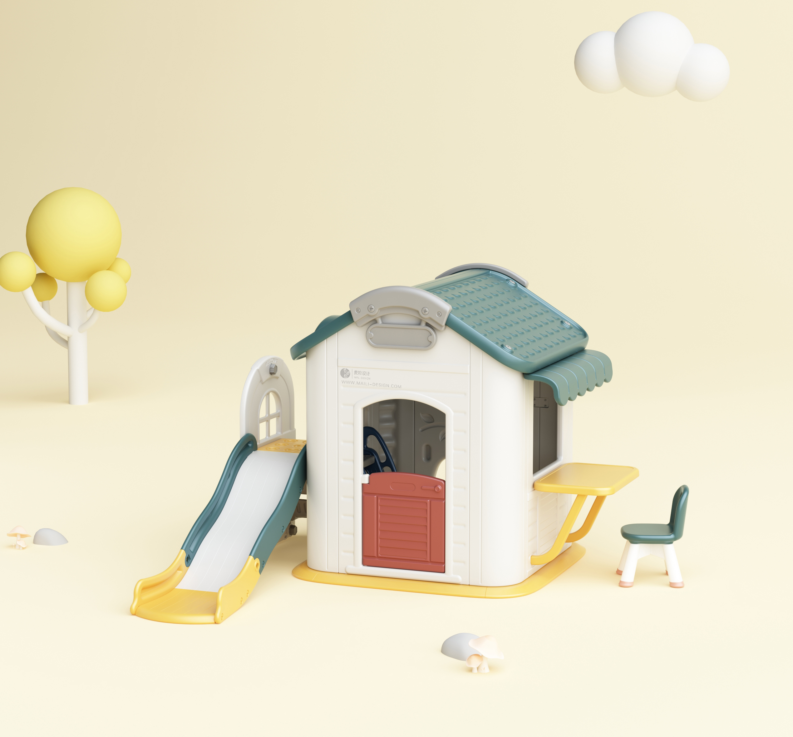 children，Mother and baby，game，house，Slide，swing，Game house，childhood，