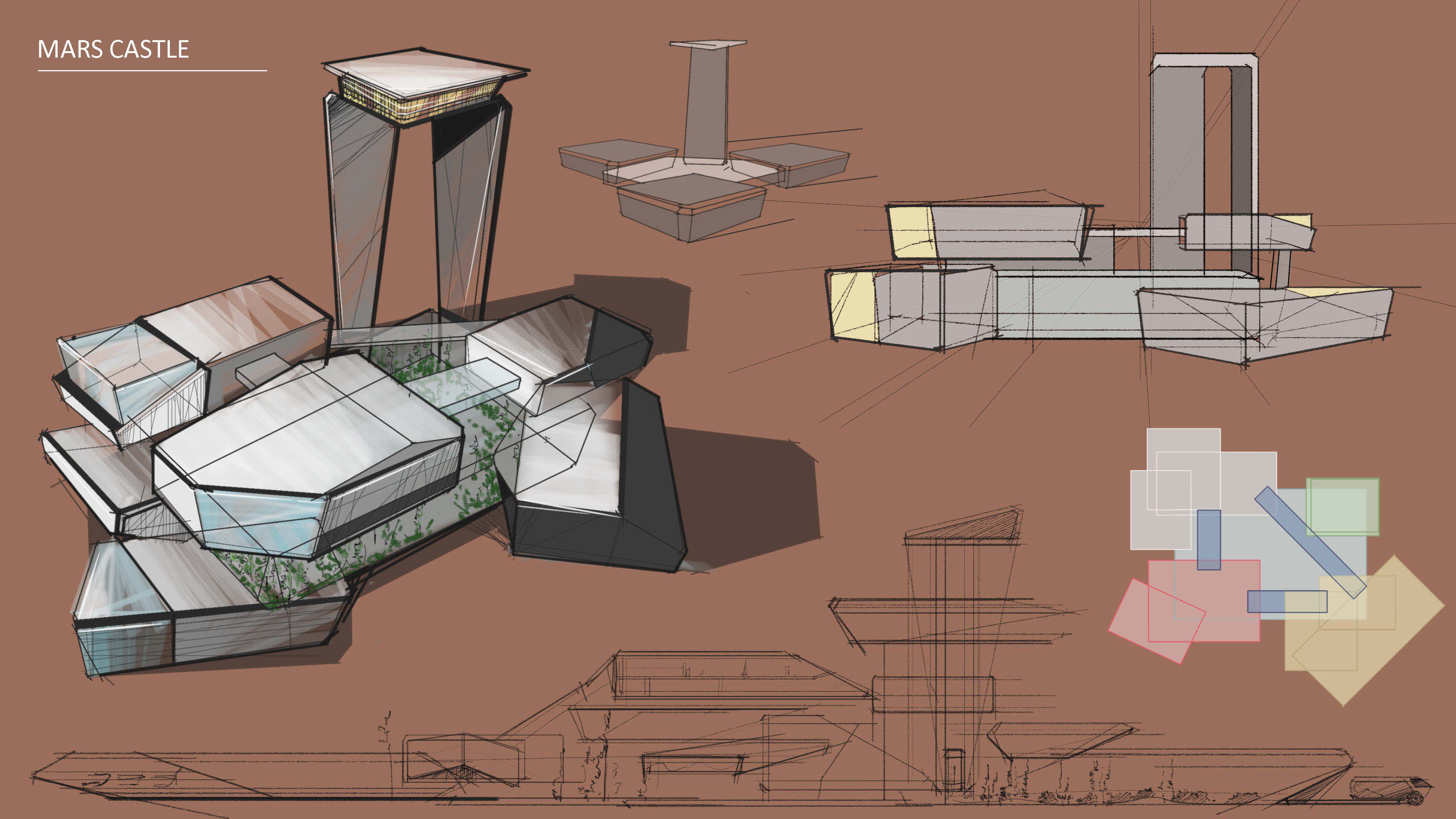 Exhibition design，future，Mars，