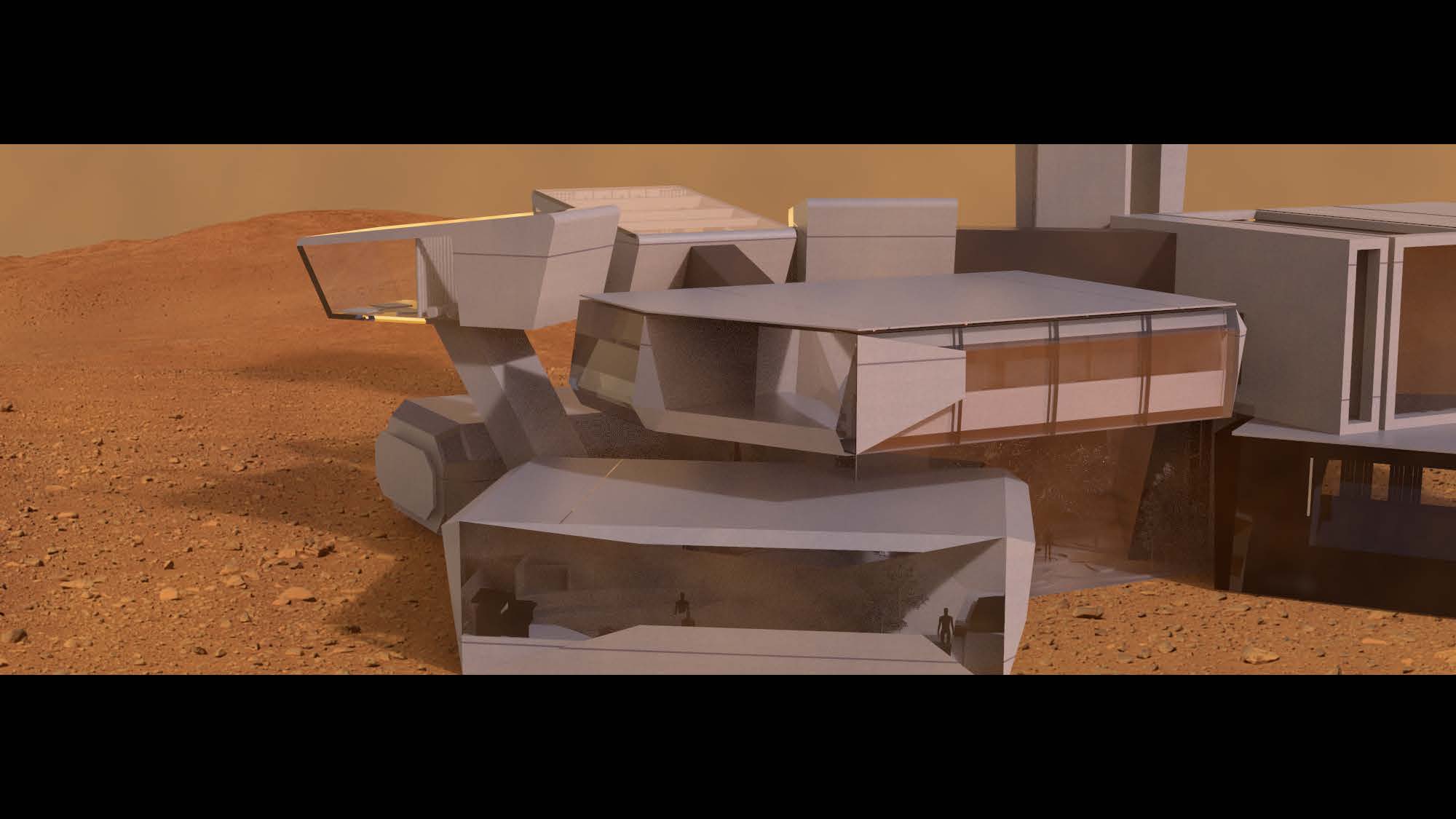 Exhibition design，future，Mars，