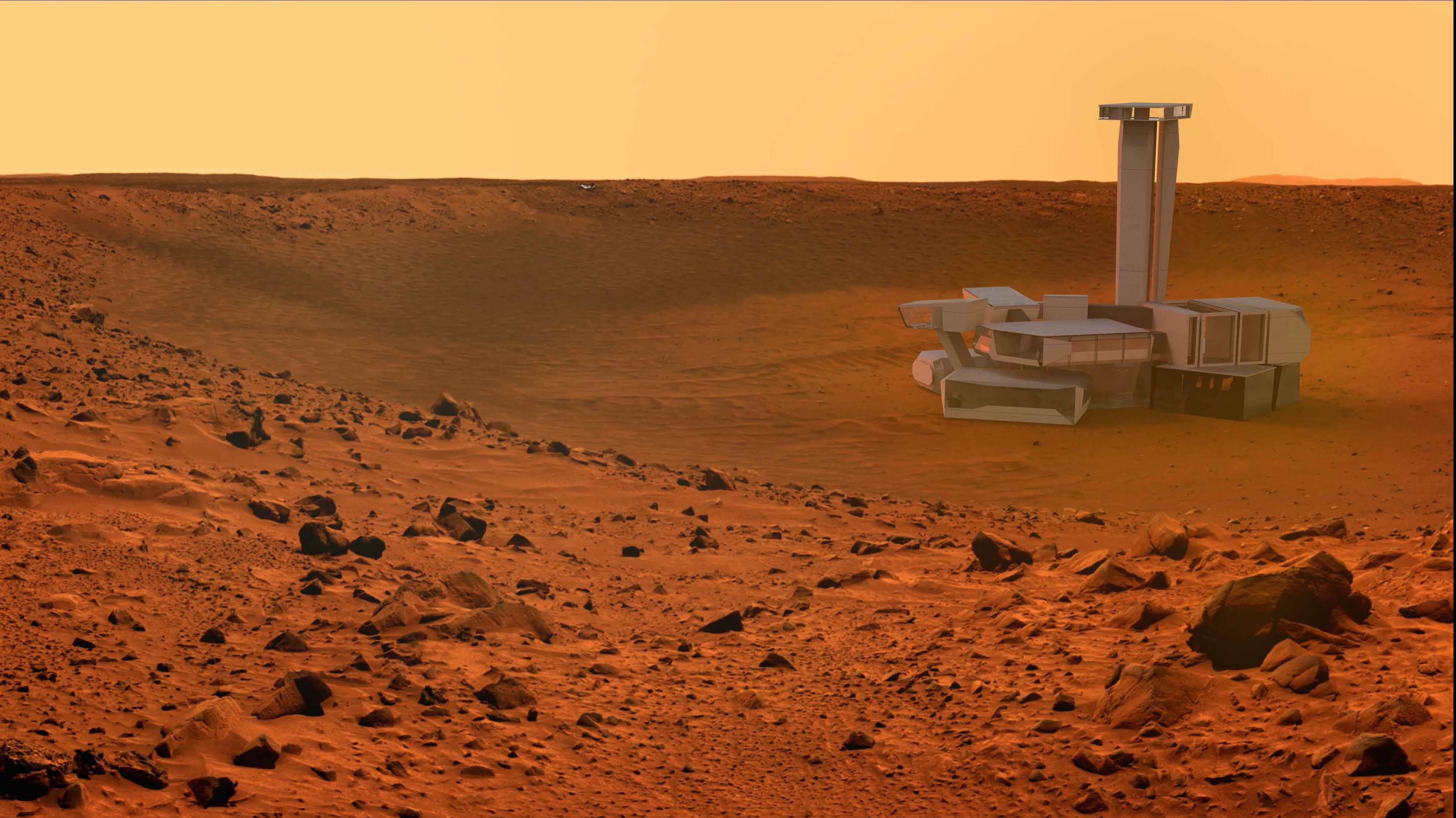 Exhibition design，future，Mars，