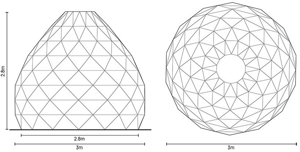 Giant Grass，Tent，Zome，wooden ，