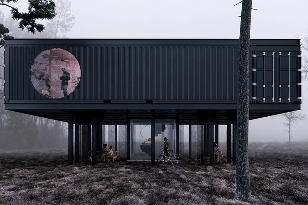 Architectural design，Container，Waste utilization，Interior design，James Whitaker)，