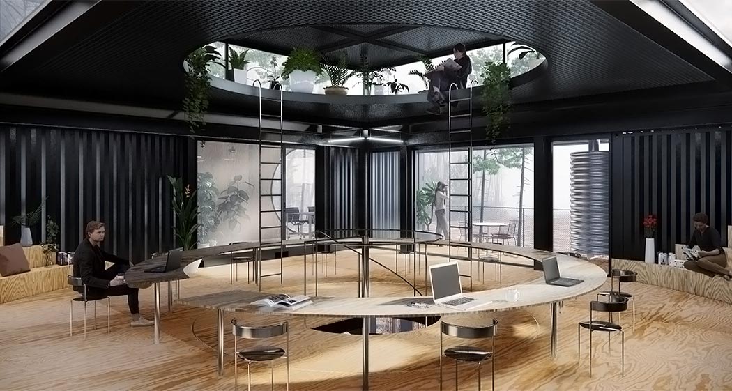 Architectural design，Container，Waste utilization，Interior design，James Whitaker)，