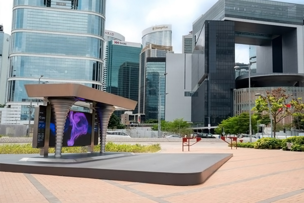 Charis NG，CAPS 2.0，Modern design，Air purification，Bus stop，science and technology，