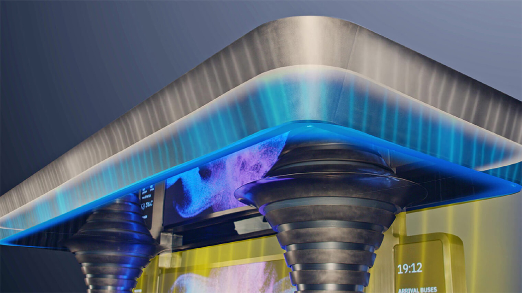 Charis NG，CAPS 2.0，Modern design，Air purification，Bus stop，science and technology，