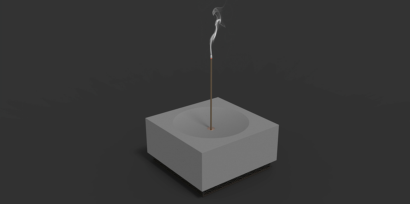 Incense inserting device，