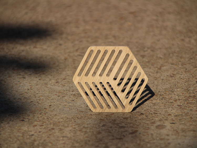 perspective，geometry，three-dimensional，originality，Coaster，woodiness，Find life，