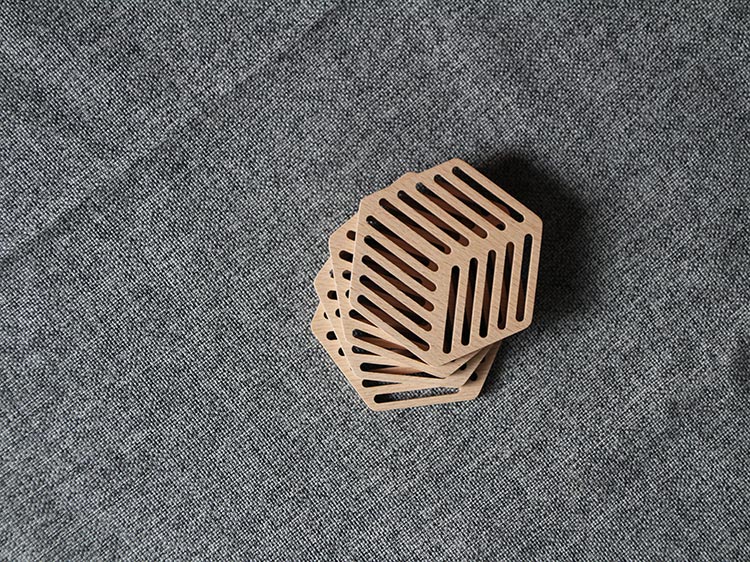 perspective，geometry，three-dimensional，originality，Coaster，woodiness，Find life，