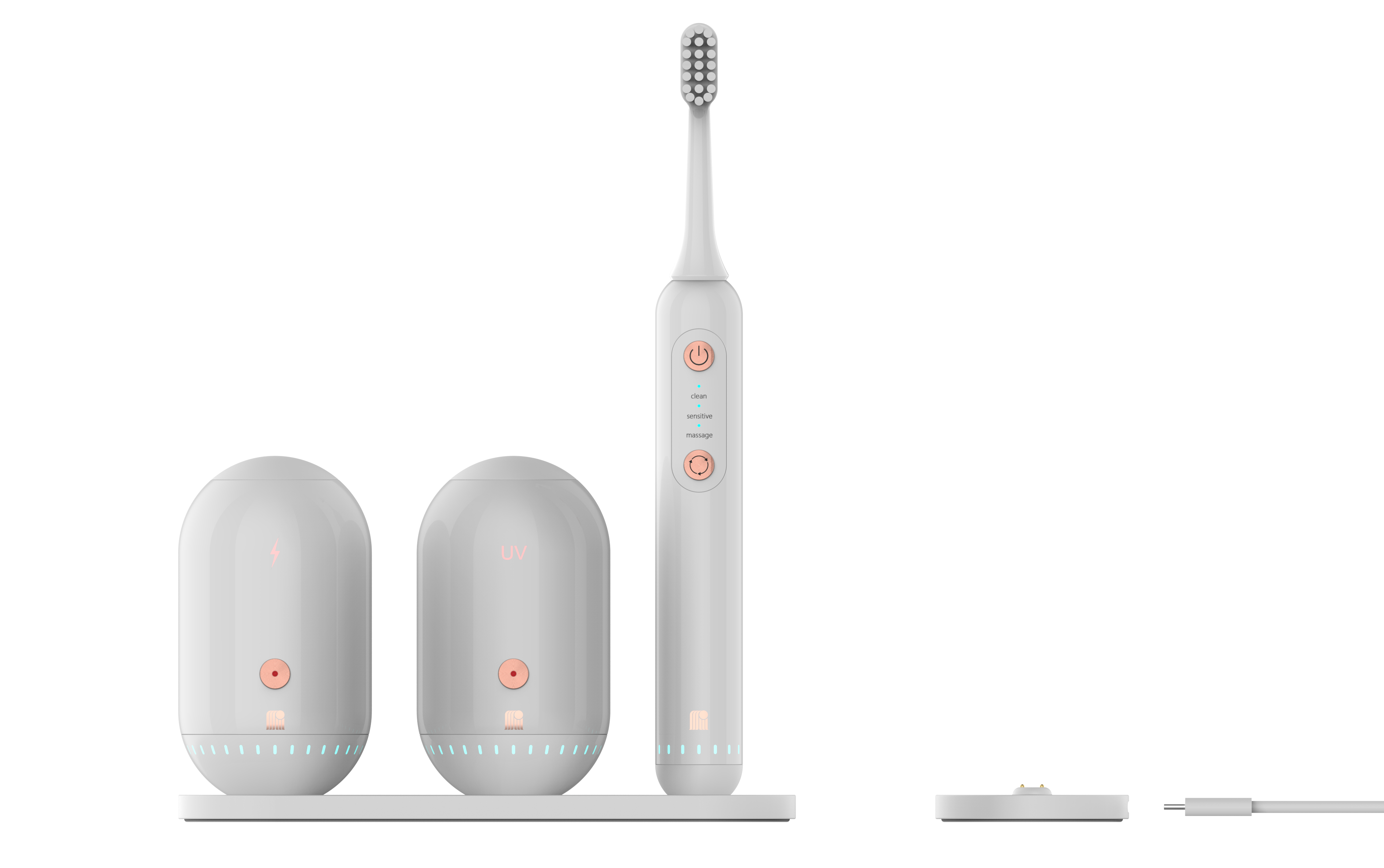 Electric toothbrush，UV antivirus，portable source，portable battery，toothbrush，