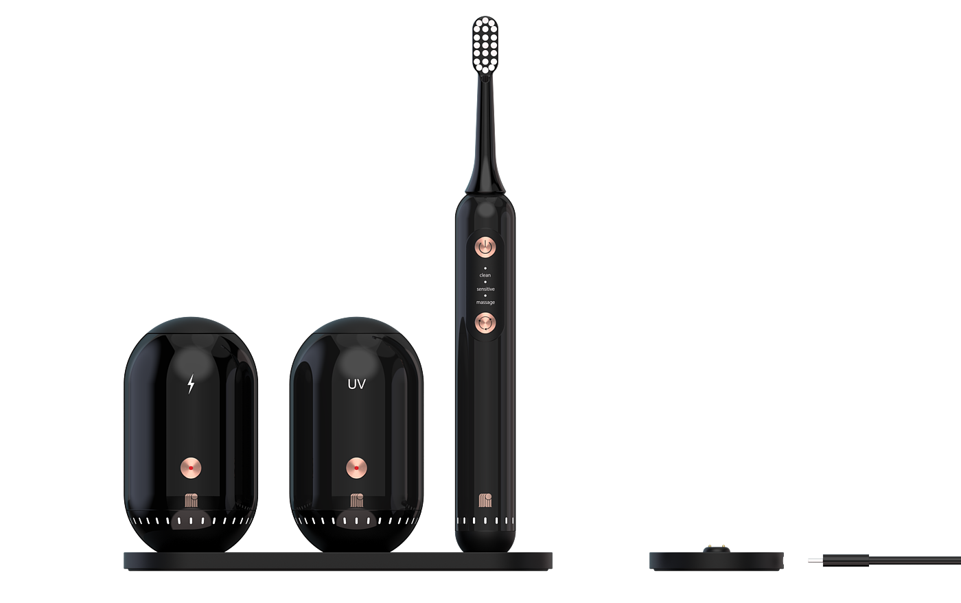 Electric toothbrush，UV antivirus，portable source，portable battery，toothbrush，