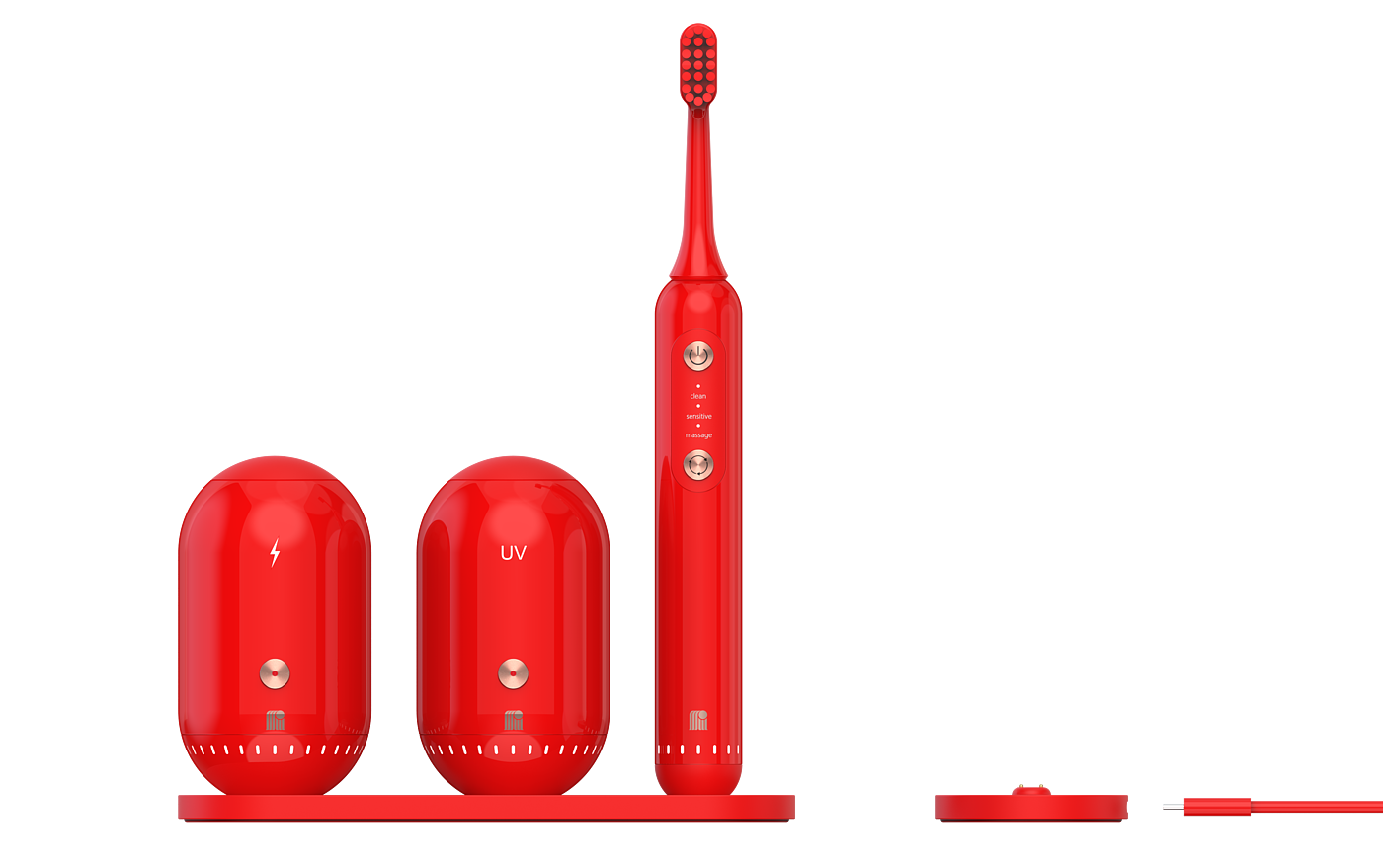 Electric toothbrush，UV antivirus，portable source，portable battery，toothbrush，