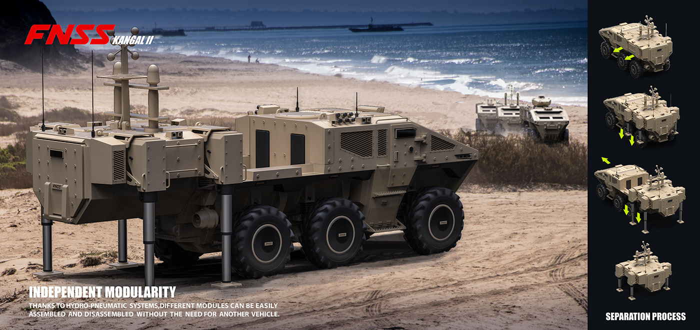 KANGAL，vehicle，Military vehicles，industrial design，