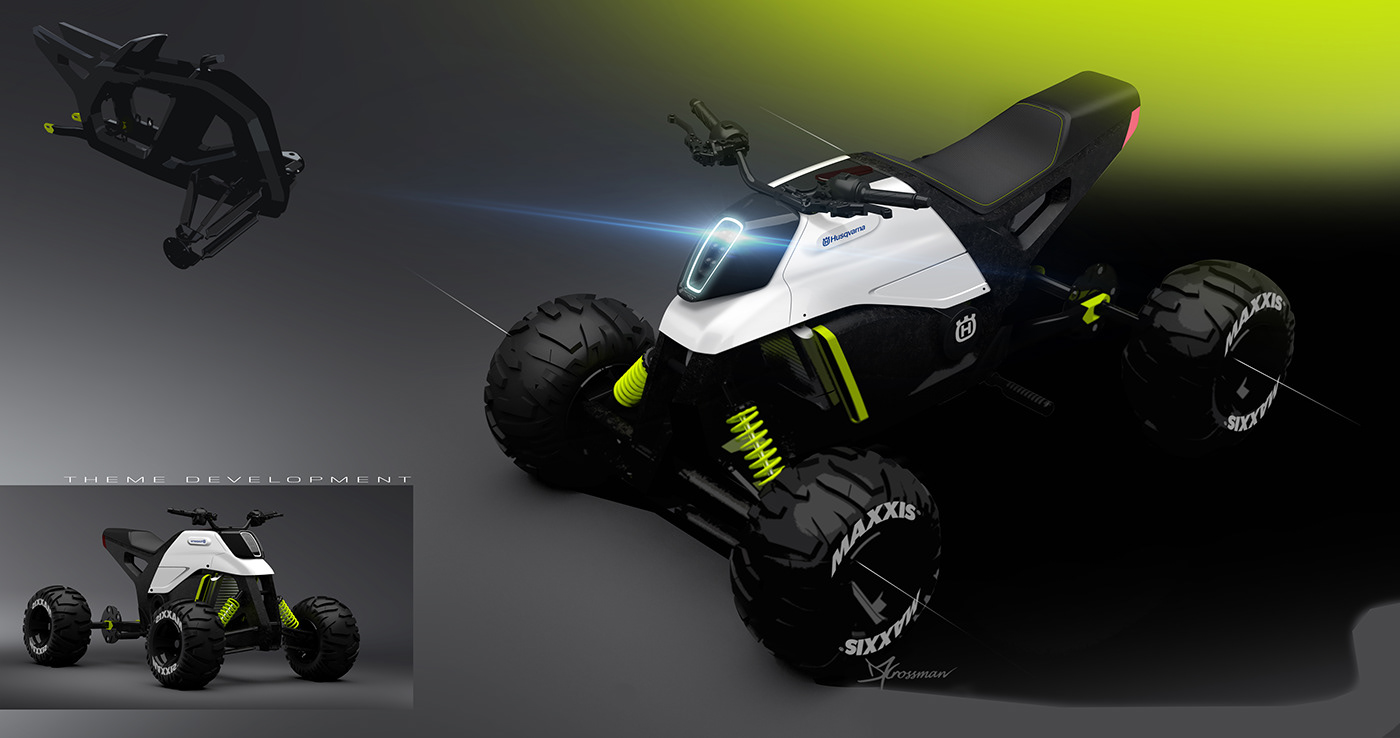 motorcycle，vehicle，Husqvarna4，Electric vehicle，