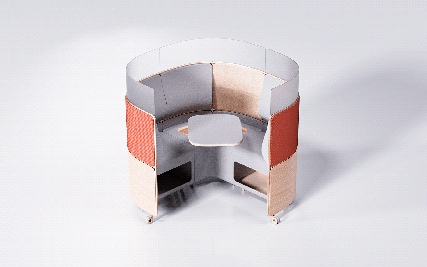 space，desk，wheel，private，