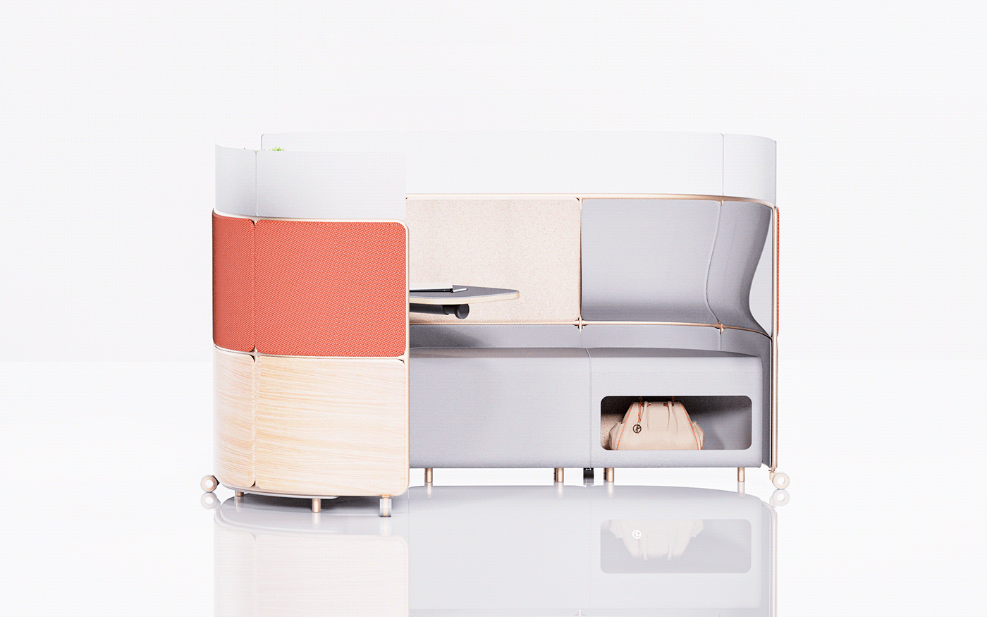 space，desk，wheel，private，