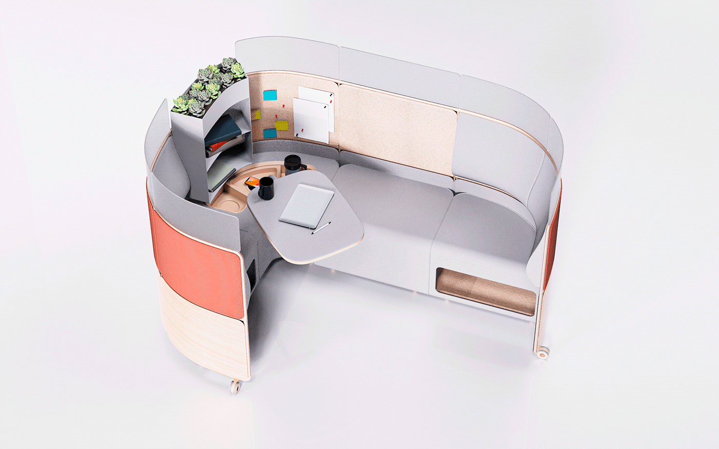 space，desk，wheel，private，