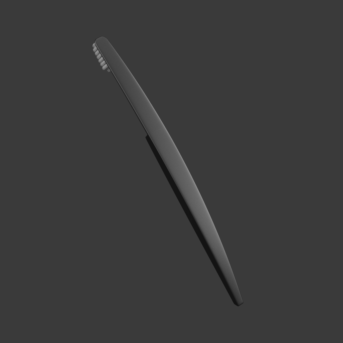 toothbrush，conceptual design，Minimalist，black，