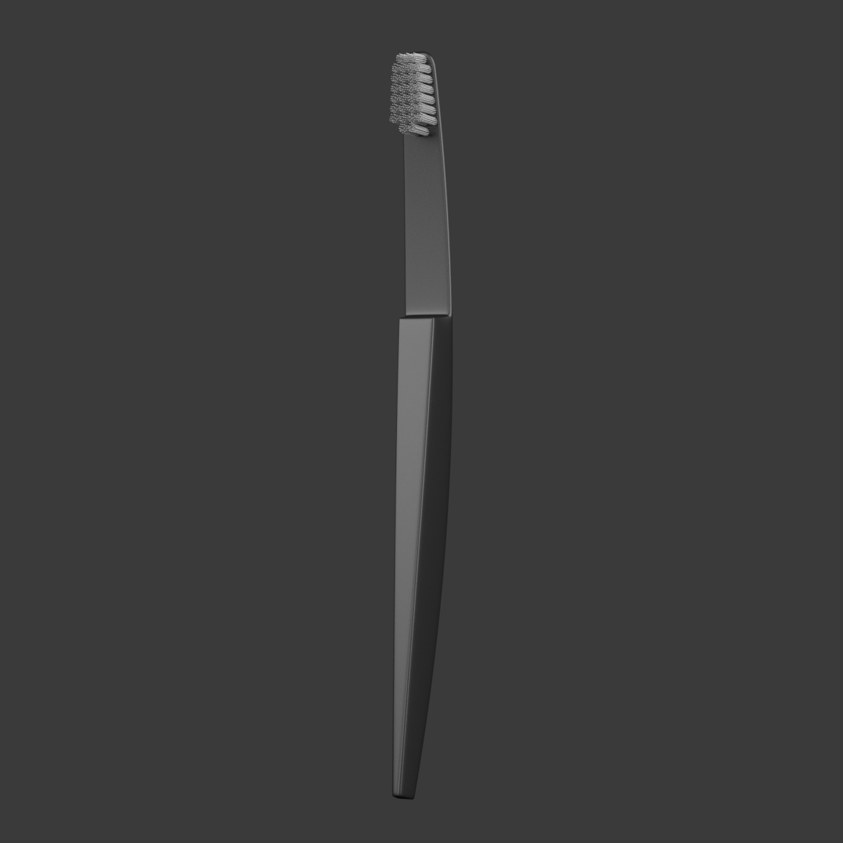 toothbrush，conceptual design，Minimalist，black，