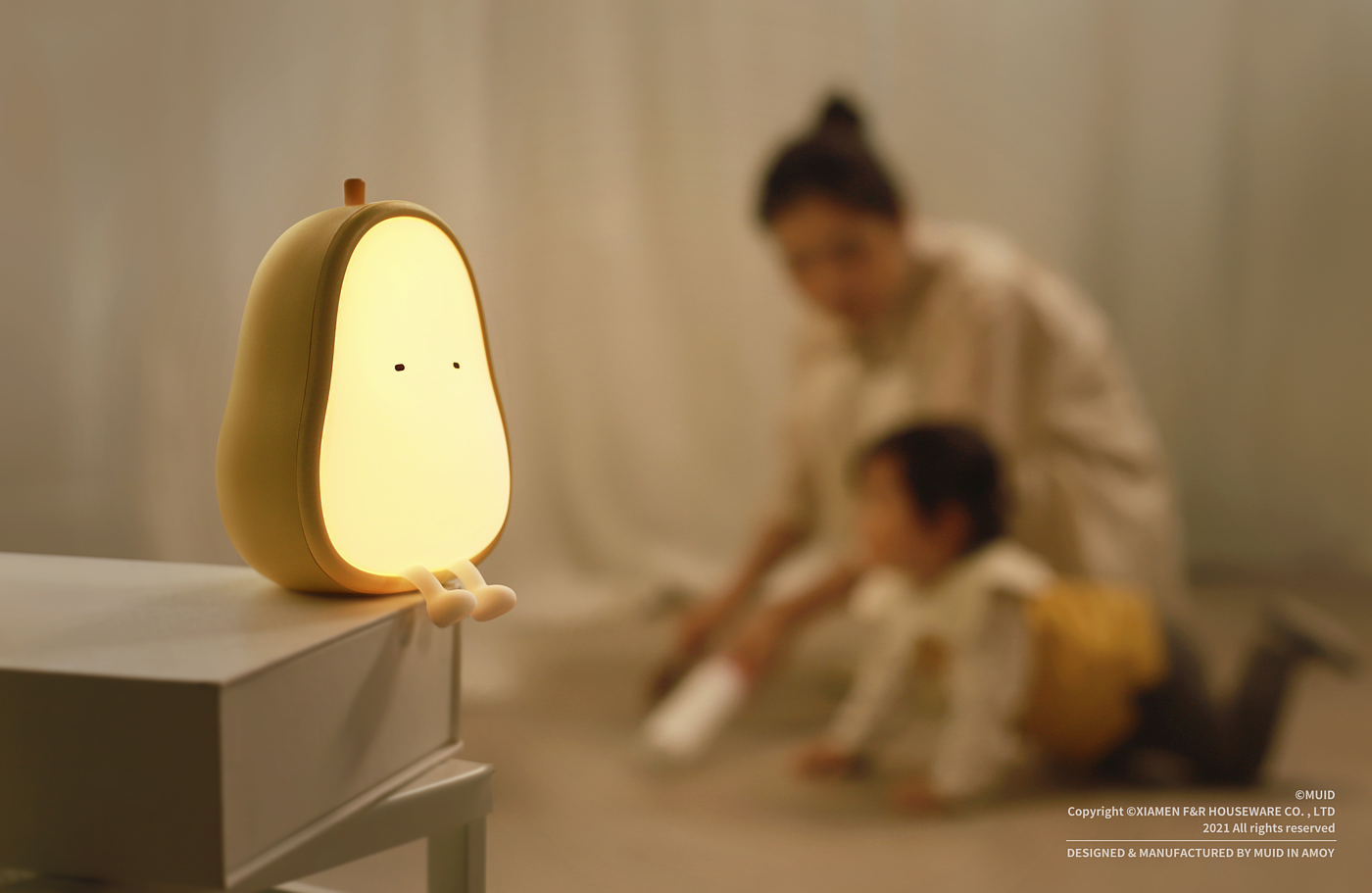 MUID，product design，industrial design，original，Xiamen，Night light design，Home design，