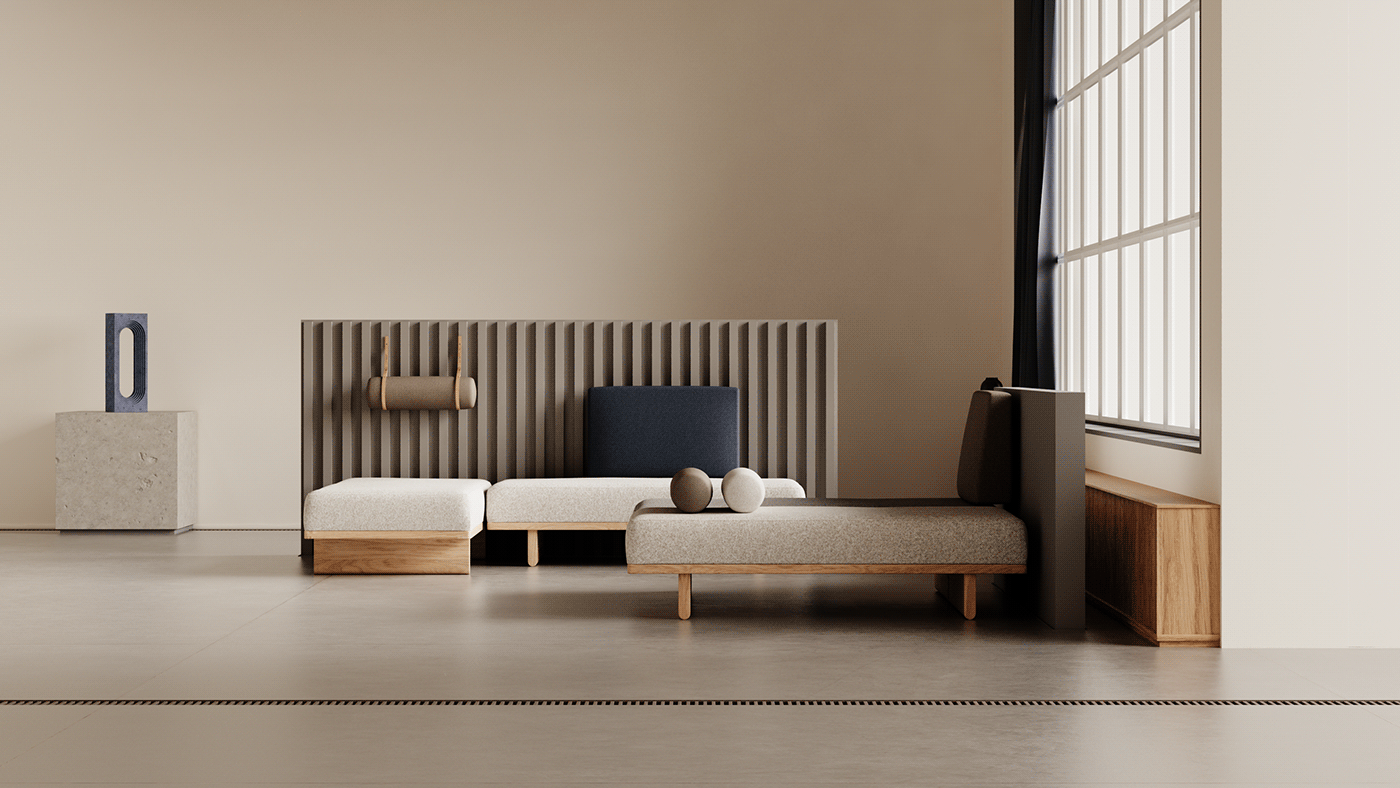 sofa，Bed，furniture，CG short film production，