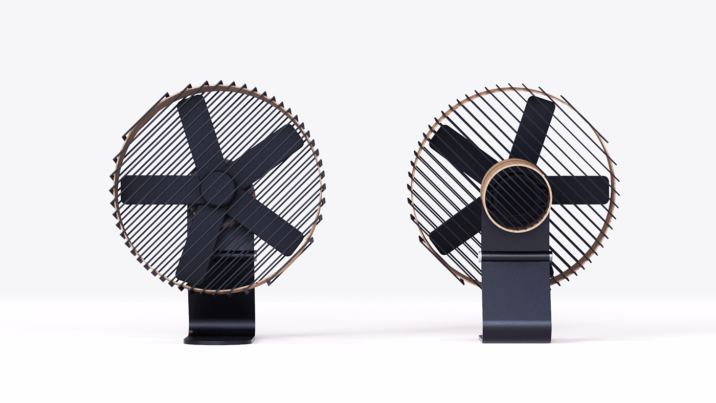 Fan，Desktop fan，wooden ，