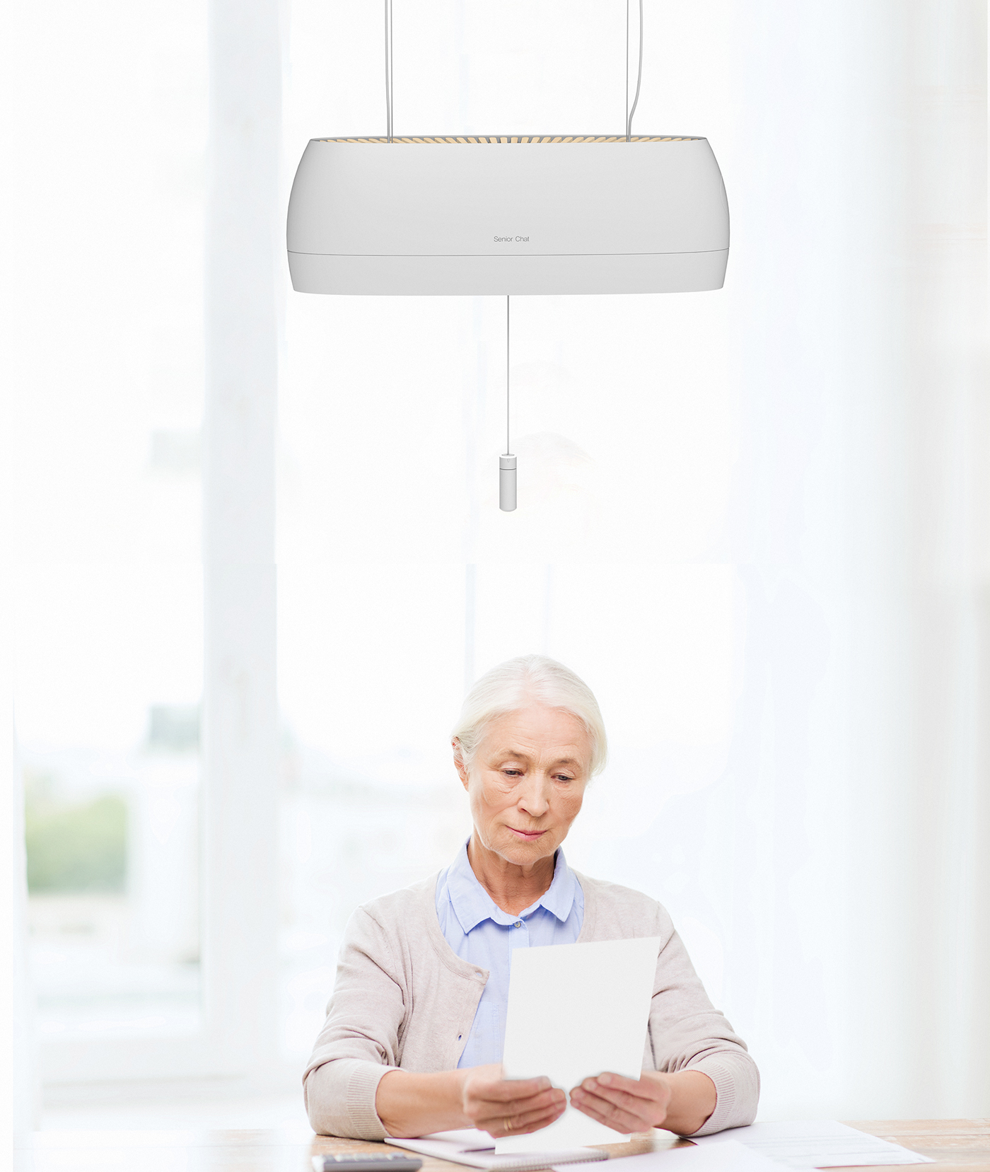 lamp，lonely，comfort，