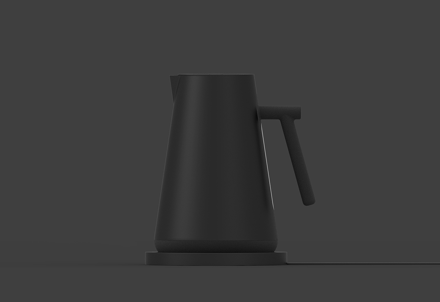 Minimalist，black，kettle，