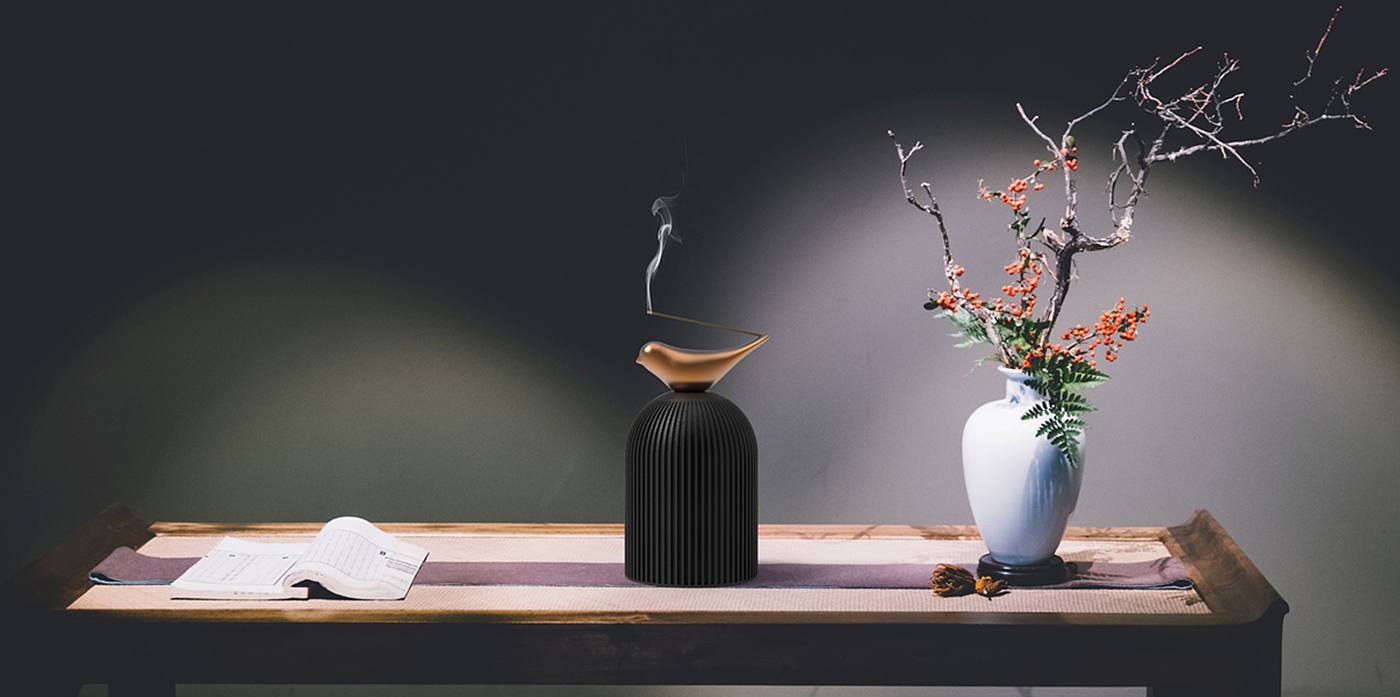 Bird incense applicator，