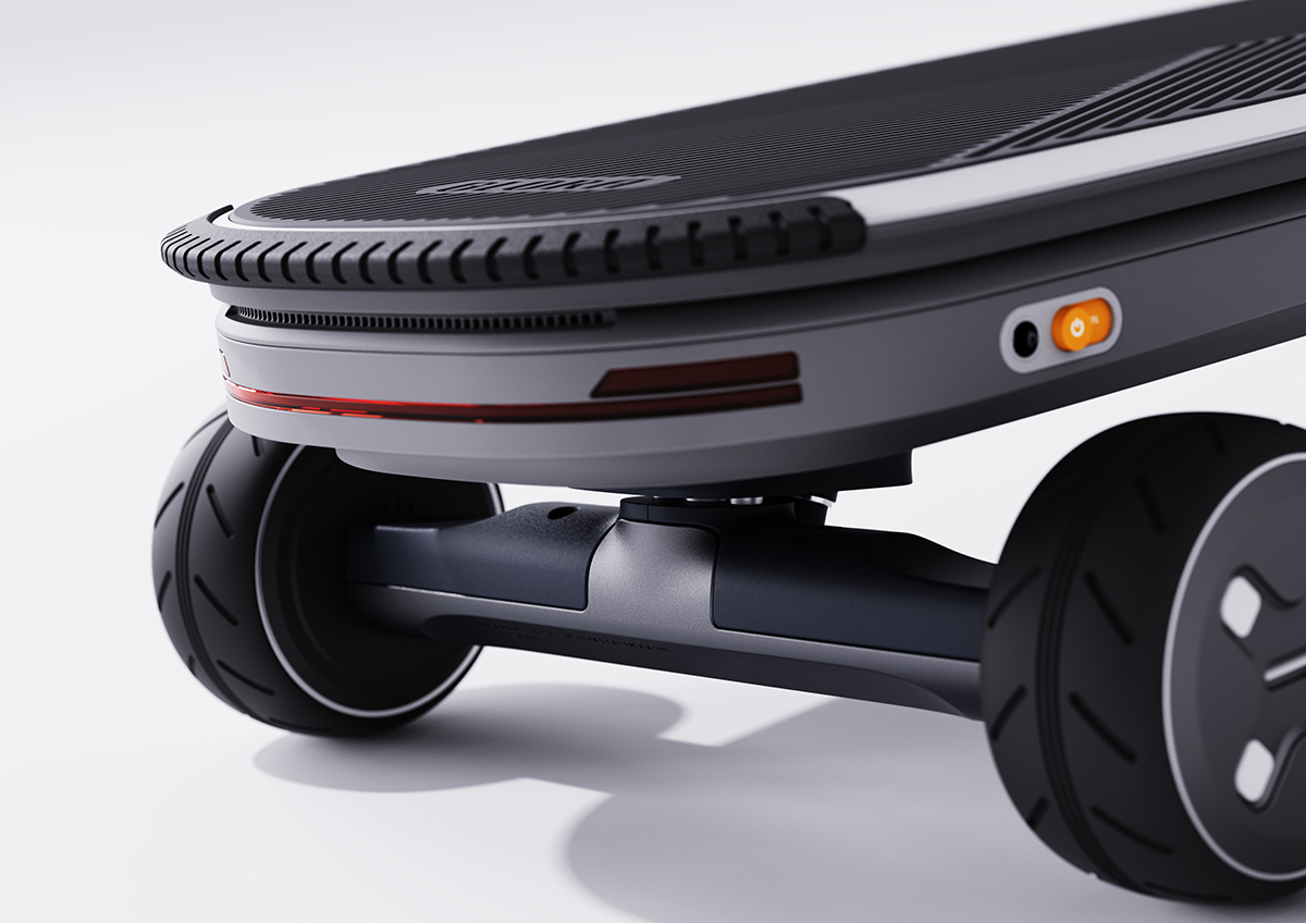 Electric skateboard，China "Wenqi Award"，Silver Award，