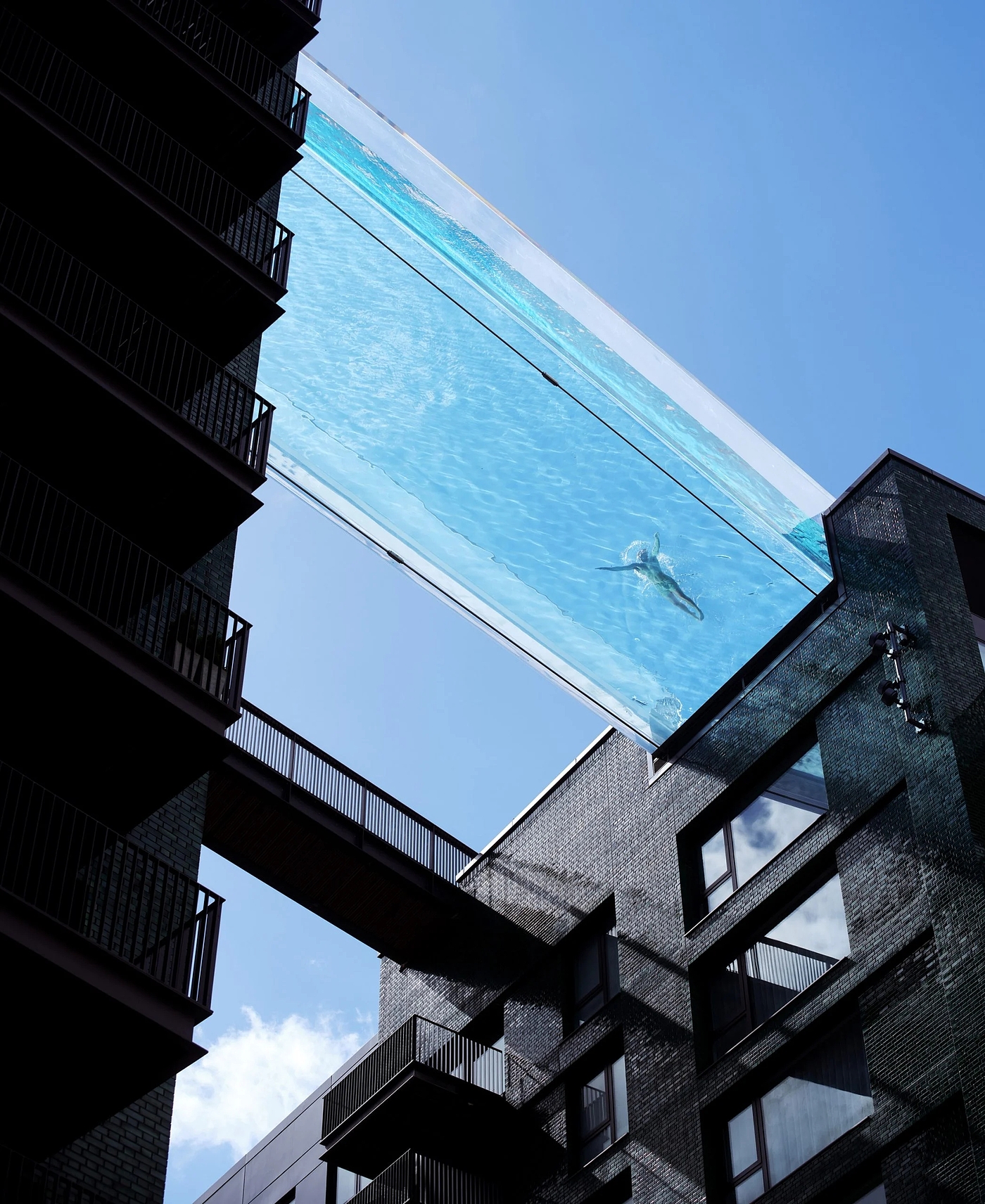 Hal，游戏池，建筑，Sky Pool，