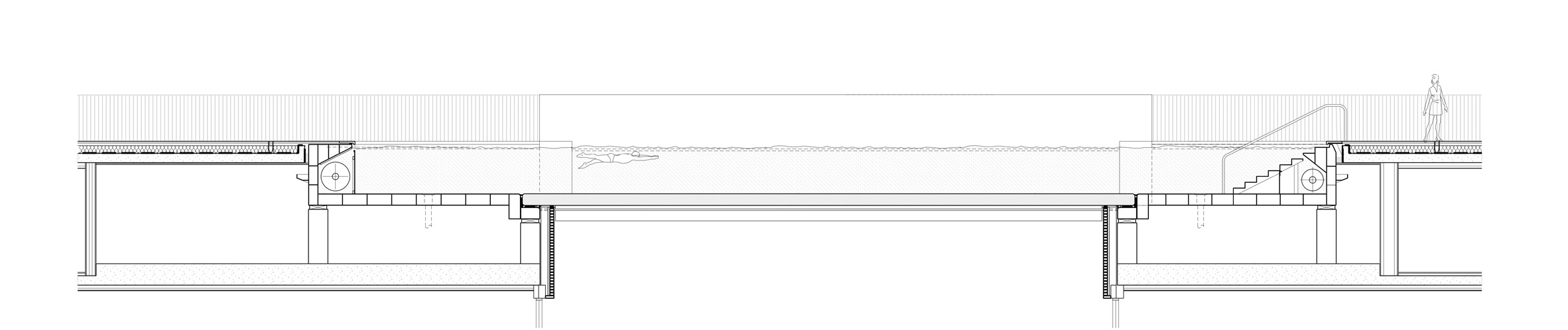 Hal，Game pool，Architecture，Sky Pool，