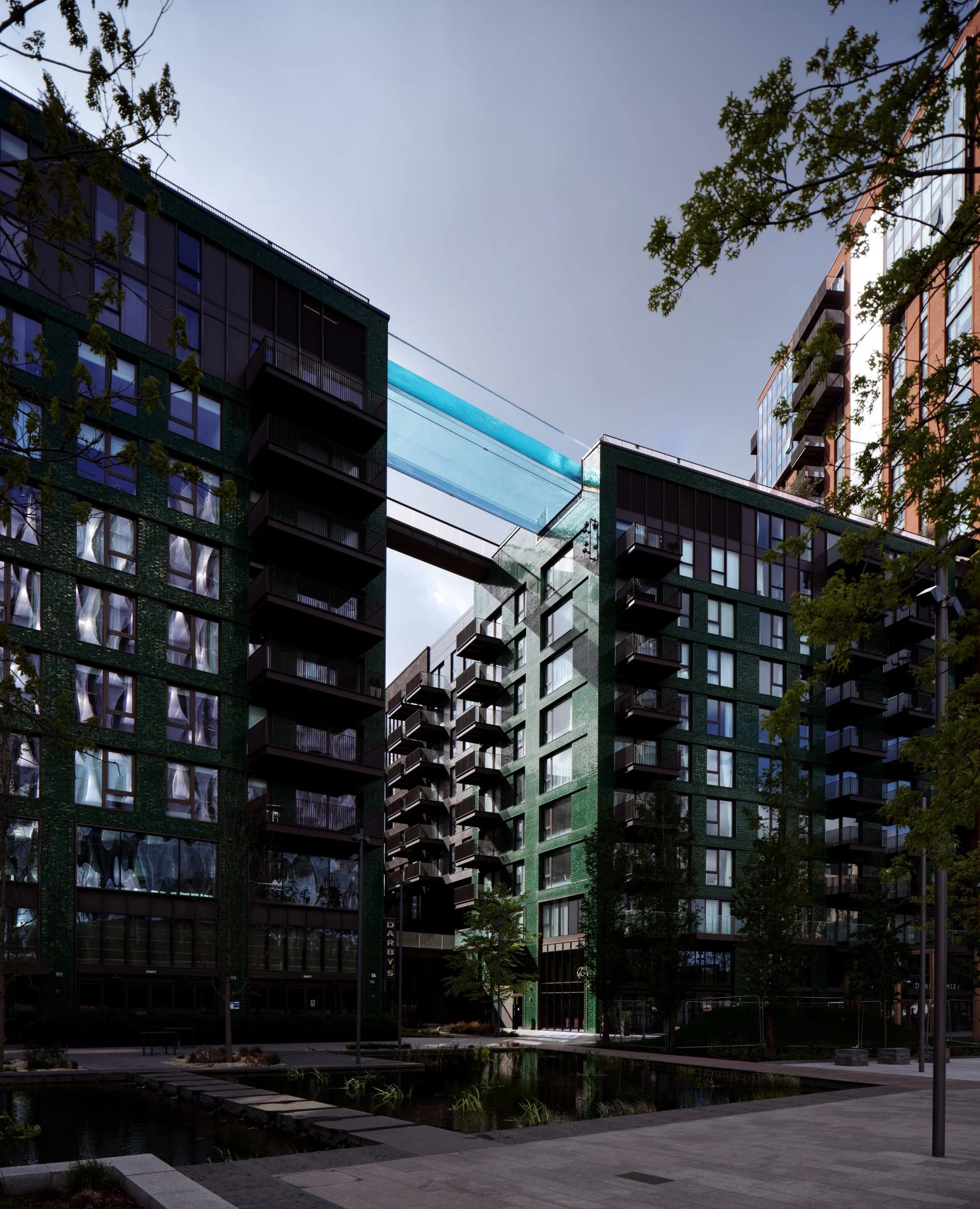 Hal，Game pool，Architecture，Sky Pool，