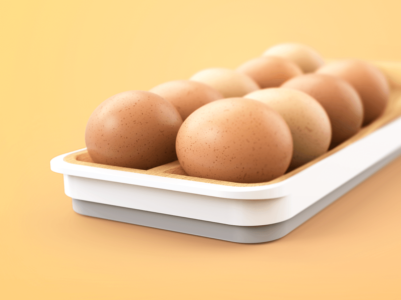Egg box，conceptual design，Egg Stocker，originality，
