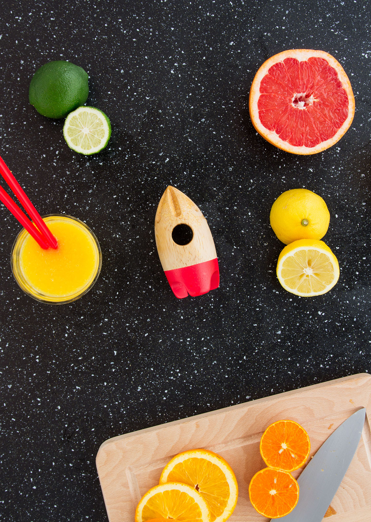 Juicer，rocket，wooden ，lovely，