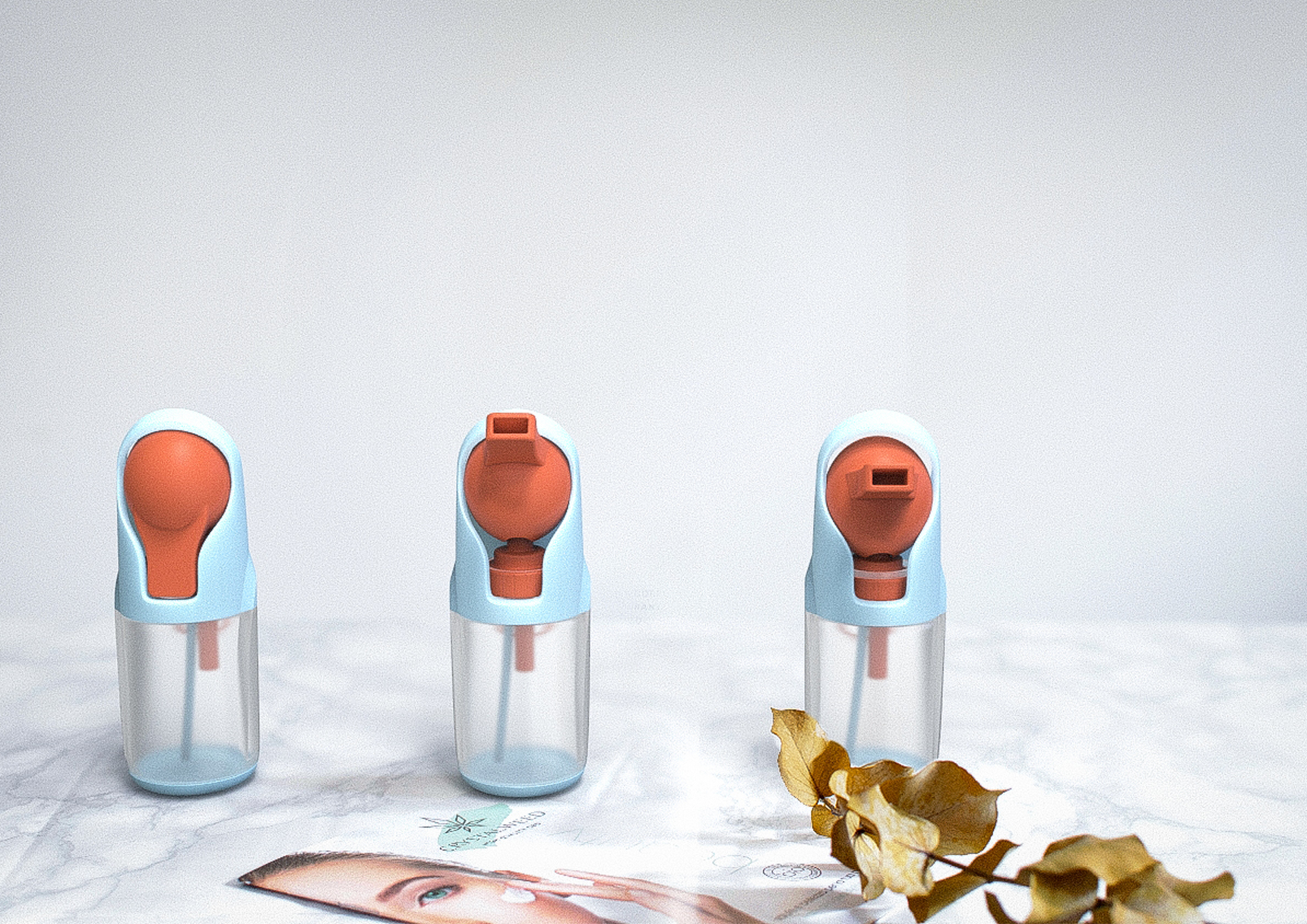 Portable liquid pump bottle，Winning award，China "Wenqi Award"，