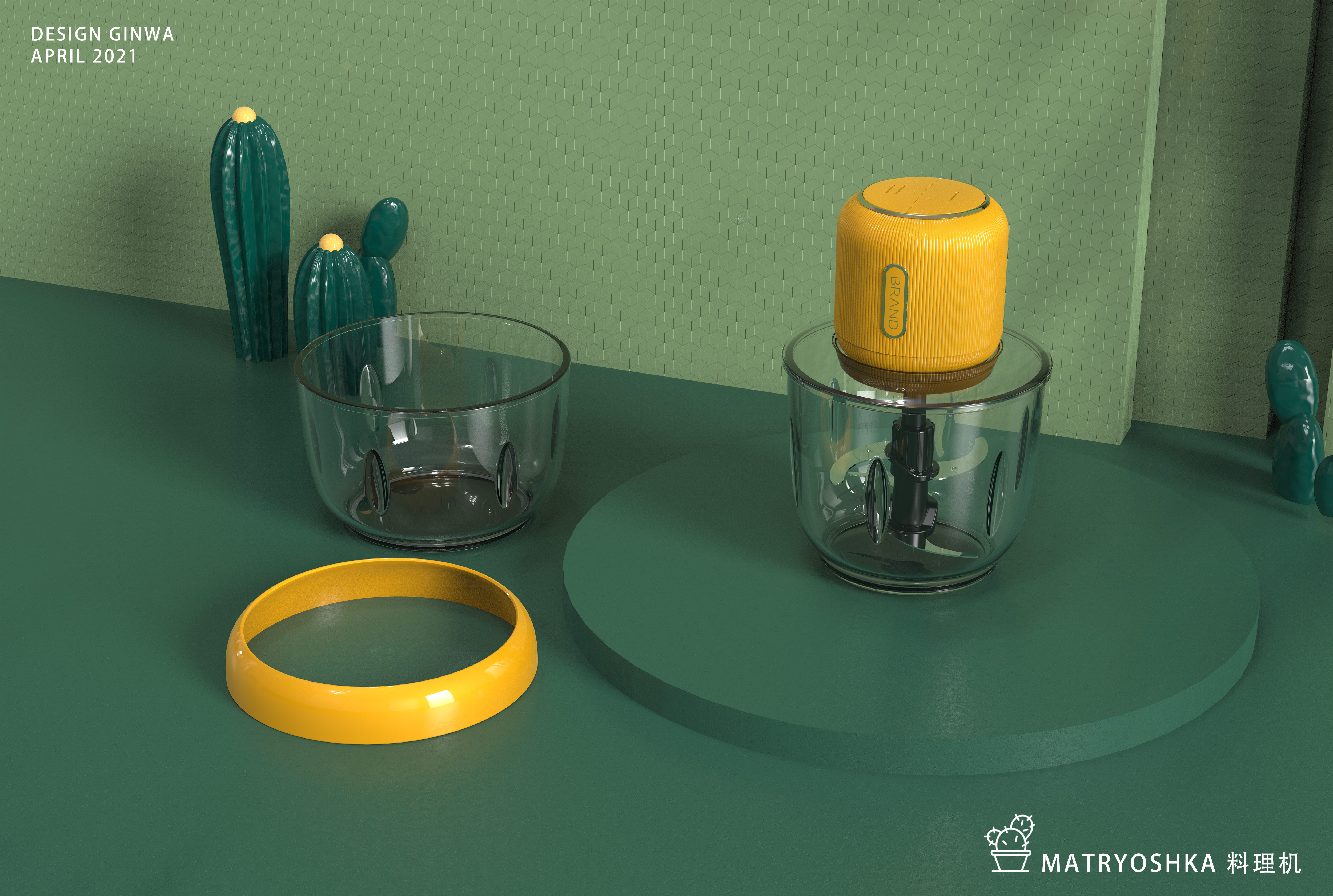 food processor，meat grinder，household electrical appliances，circular，lovely，Wall breaker，Dolls，Double cup，