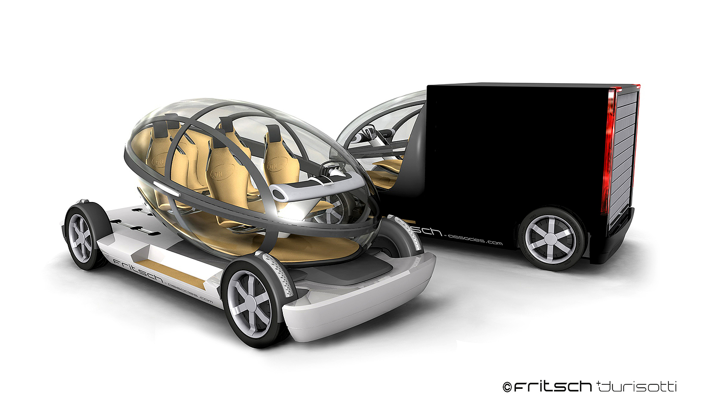 Automobile design，conceptual design，modular，truck，Business Purpose Vehicle，customized，