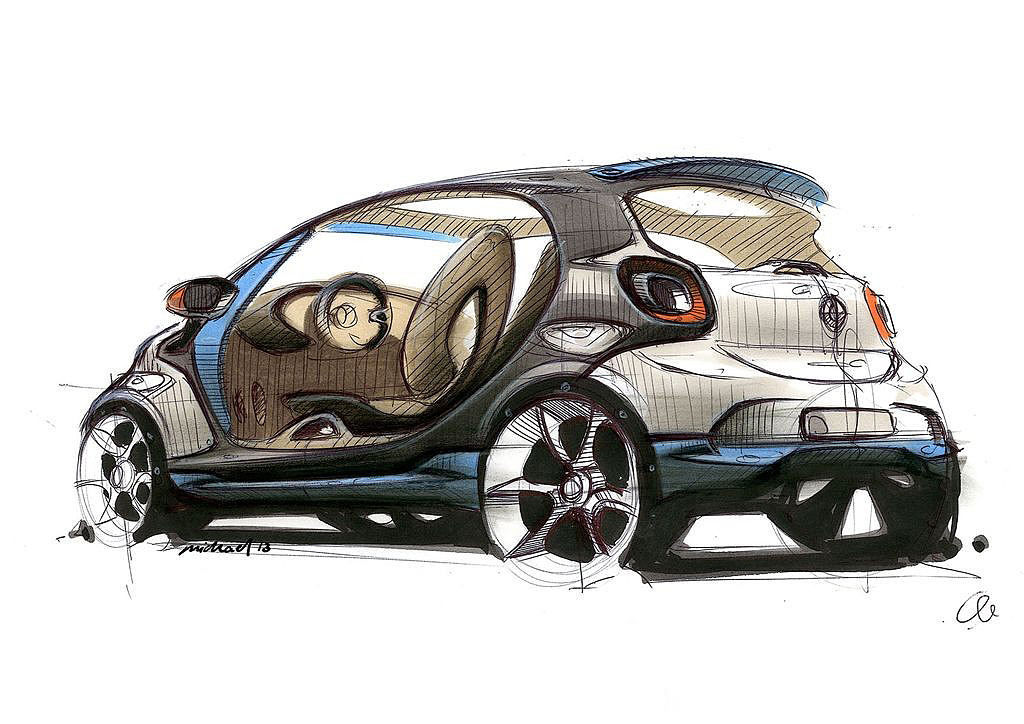 automobile，Hand drawn，