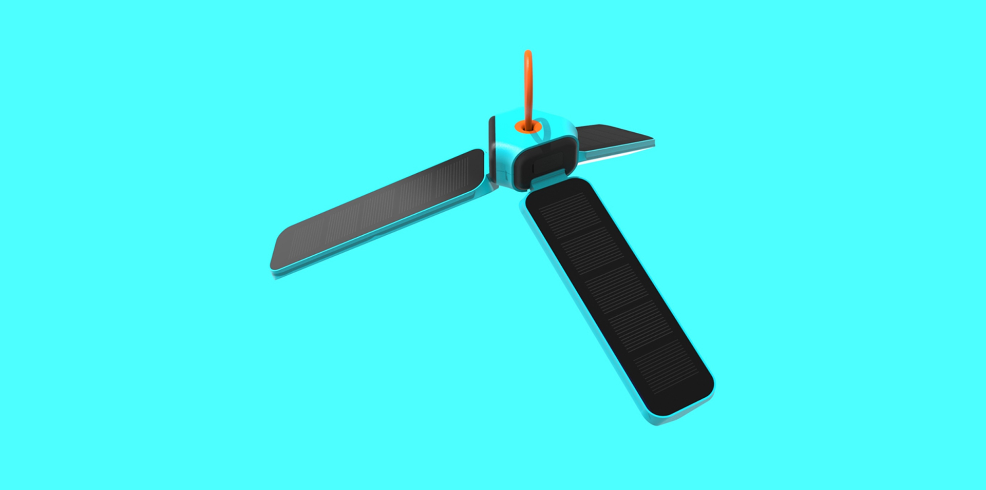 Outdoor solar charging lamp，